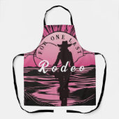 Een laatste rodeo vrijgezellenfeest schort (Voorkant)