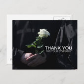 Een laatste witte Rose Briefkaart (Voorkant / Achterkant)