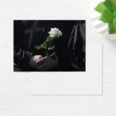 Een laatste witte Rose Visitekaartje (Bureau)