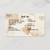 Een labrador met rode rozen. hondentrimsalon visitekaartje (Achterkant)