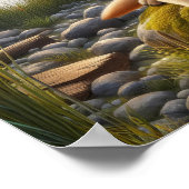 Een Labrador Retriever Rust in het Land Poster (Hoek)