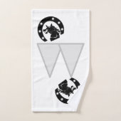 Een lachend paard doet je glimlachen bad handdoek (Handdoek)