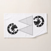 Een lachend paard doet je glimlachen bad handdoek (Handdoek)