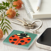 Eén ladybug sleutelhanger (Voorkant Rechts)