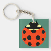 Eén ladybug sleutelhanger (voorkant)