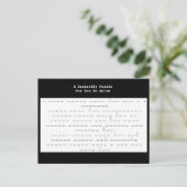 Een lafhartige puzzel van een Rick Roll Briefkaart (Staand voorkant)