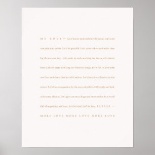 EEN LAGE BRIEF AAN GEZINSEERD Poster afdrukken