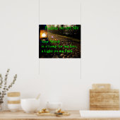 een lamp voor onze voeten poster (Keuken)