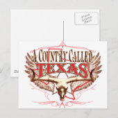 Een land genaamd Texas Briefkaart (Voorkant / Achterkant)