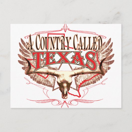 Een land genaamd Texas Briefkaart (Voorkant)