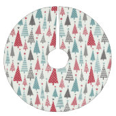 Een land met Kerstmis Kerstboom Rok (Voorkant)