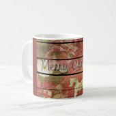 Een land met prettige kerstMok Koffiemok (Voorkant links)