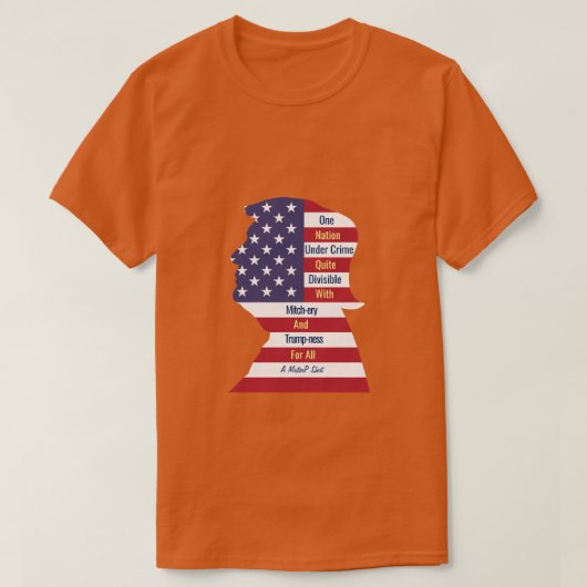 Een land onder criminaliteit - een MisterP-Shirt T-shirt (Design voorkant)