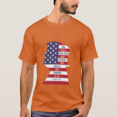 Een land onder criminaliteit - een MisterP-Shirt T-shirt (Voorkant)