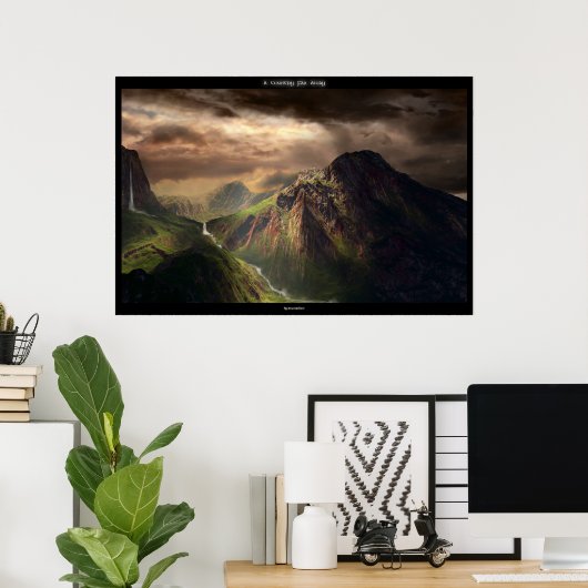 Een land ver weg poster (Thuiskantoor)