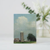 Een landelijk boerenerf briefkaart (Staand voorkant)