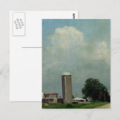 Een landelijk boerenerf briefkaart (Voorkant / Achterkant)