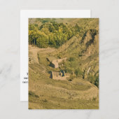 Een landelijk landschap feestdagenkaart (Voorkant / Achterkant)