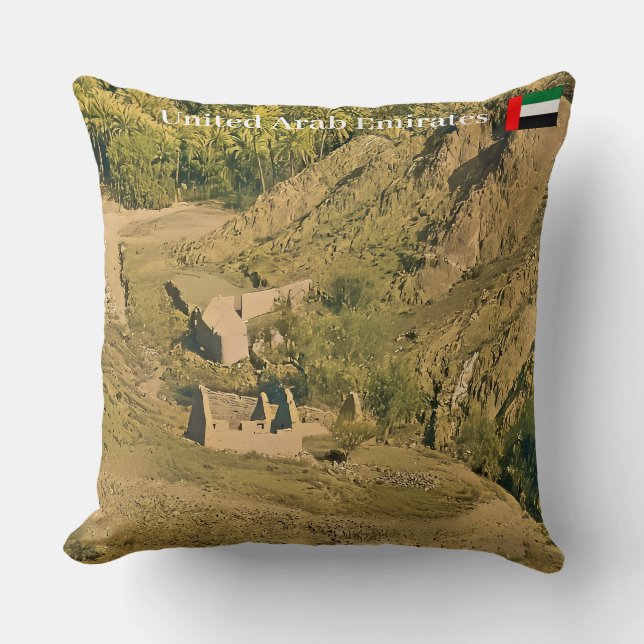 Een landelijk landschap kussen (Voorkant)