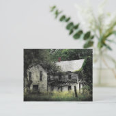Een landelijk Missouri Verlaten Huis Briefkaart (Staand voorkant)