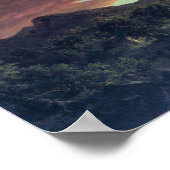 Een landelijk tehuis van de Frederic Edwin Church Poster (Hoek)