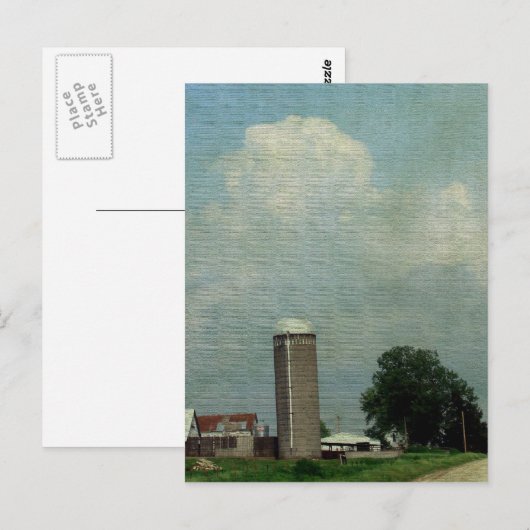 Een landelijke Boerderij Briefkaart (Voorkant / Achterkant)