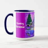 Een landelijke kerst Mok (Links)