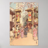 Een landfestival in Kono Hiroshi Yoshida Poster (Voorkant)