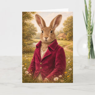 Een landhaas wenst kaart