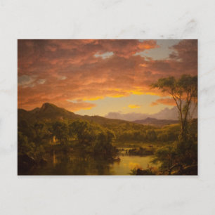 Een landhuis van de Frederic Edwin Church Briefkaart
