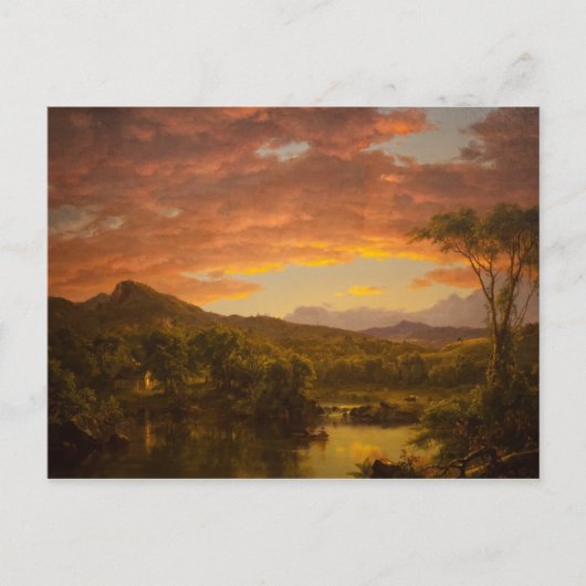 Een landhuis van de Frederic Edwin Church Briefkaart (Voorkant)