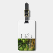 Een landkreek bagagelabel (Voorkant verticaal)