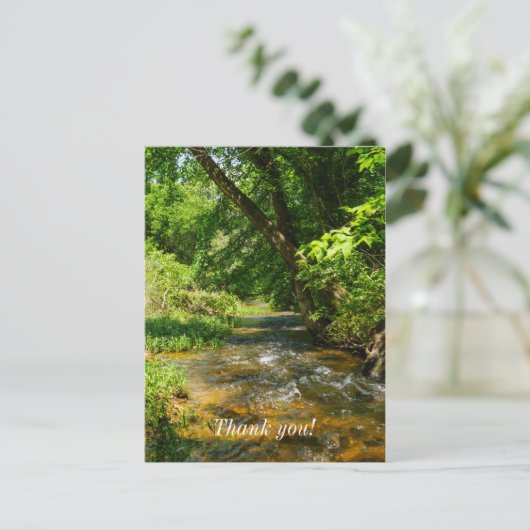 Een landkreek briefkaart (Staand voorkant)