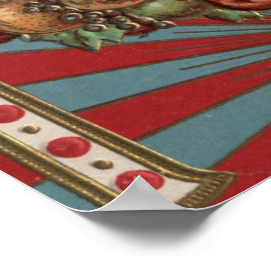 Een landscène met productiegrens poster (Hoek)