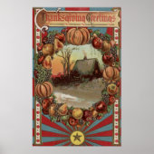 Een landscène met productiegrens poster (Voorkant)