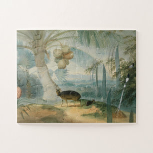 Een landschap in Ceylon door Samuel Daniell Legpuzzel