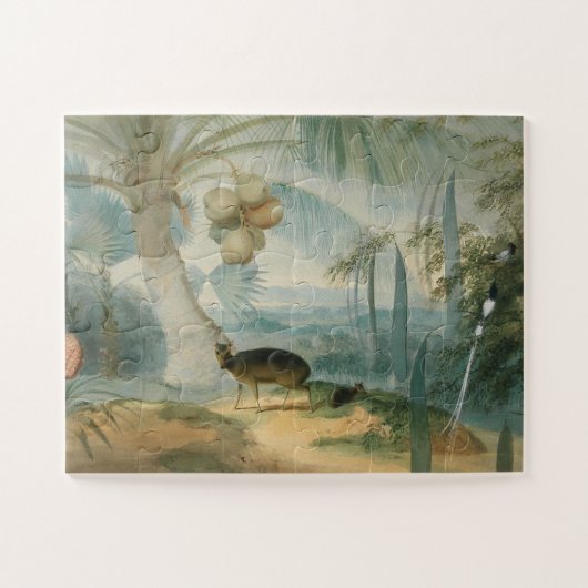 Een landschap in Ceylon door Samuel Daniell Legpuzzel (Horizontaal)