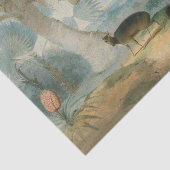 Een landschap in Ceylon door Samuel Daniell Tissuepapier (Detail)