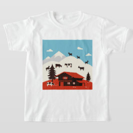 Een landschap in de Alpen T-shirt