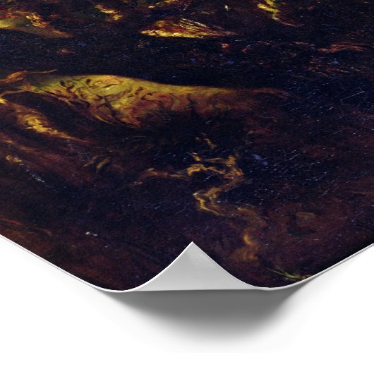 Een landschap met een omtrek met Hagar en de Angel Poster (Hoek)