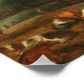 Een landschap met Koeien en eendenjagers Poster (Hoek)