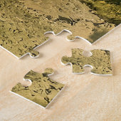 Een landschap op het platteland legpuzzel (Zijkant)