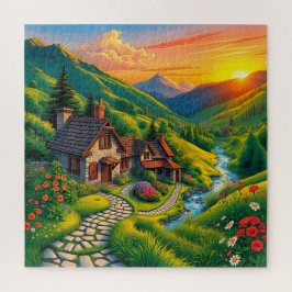 Een landschap scene legpuzzel