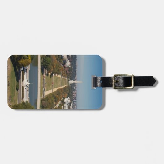 Een landschappelijk uitzicht van Washington DC Bagagelabel (Voorkant horizontaal)