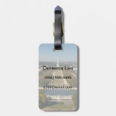 Een landschappelijk uitzicht van Washington DC Bagagelabel (Achterkant verticaal)