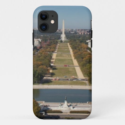 Een landschappelijk uitzicht van Washington DC Case-Mate iPhone Case (Achterkant)