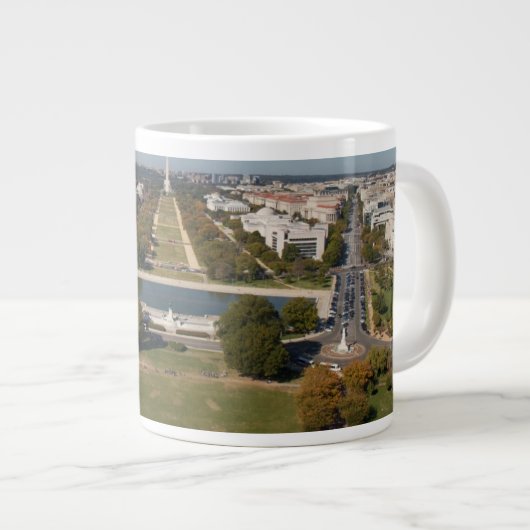 Een landschappelijk uitzicht van Washington DC Grote Koffiekop (Voorkant rechts)