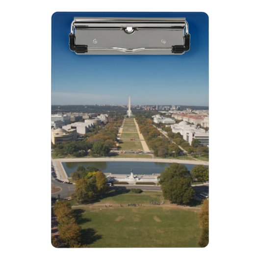 Een landschappelijk uitzicht van Washington DC Mini Klembord (Voorkant)