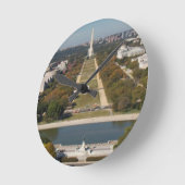 Een landschappelijk uitzicht van Washington DC Ronde Klok (Hoek)