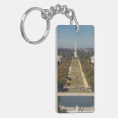 Een landschappelijk uitzicht van Washington DC Sleutelhanger (Voorkant Links)